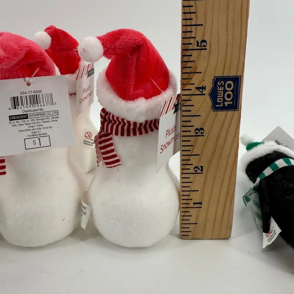 10 Lots of 22 Target Bullseye Playground Snowman‎ Penguin Plush 5